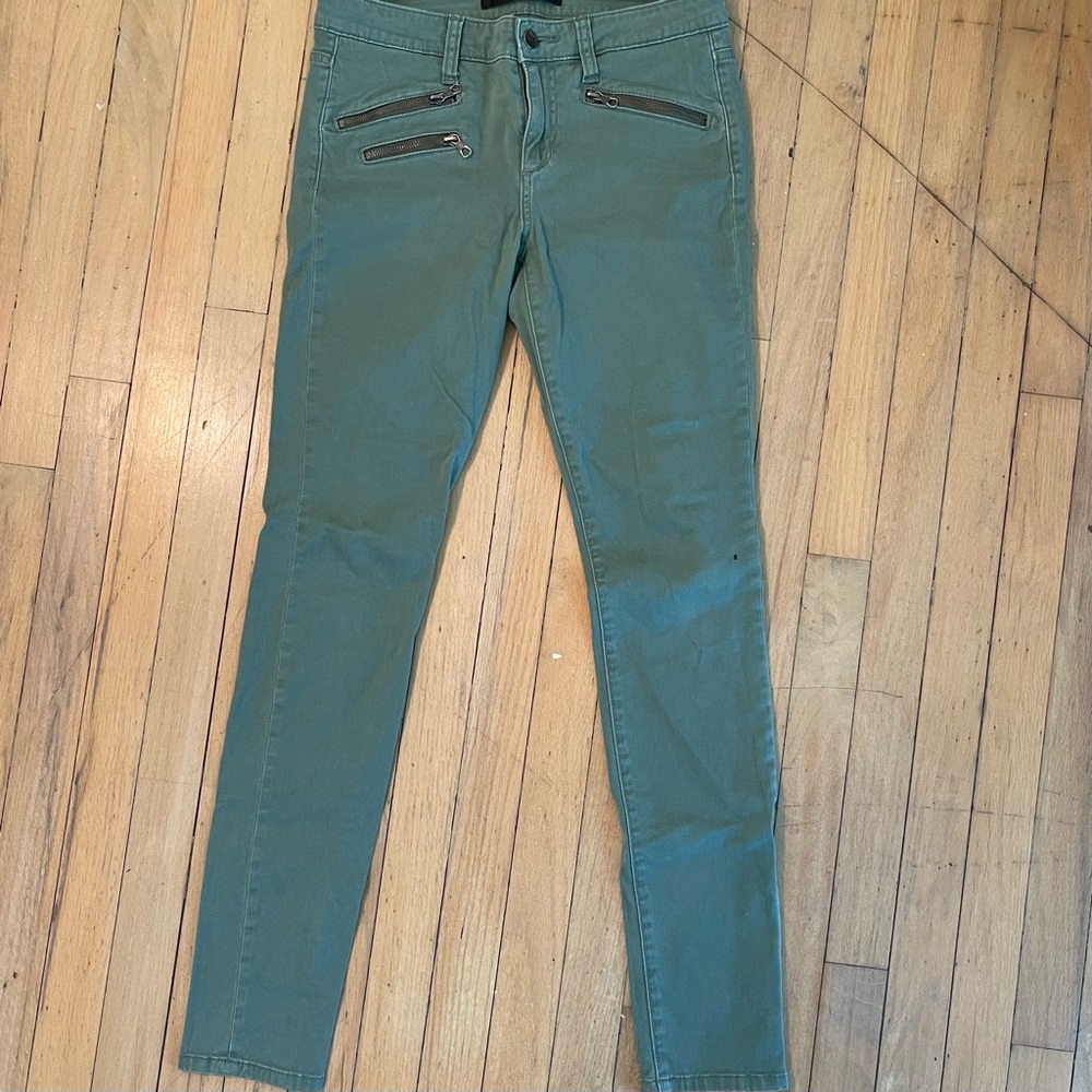 Joe’s Rocket Skinny Women’s Pants Size 27 30” inseam Green